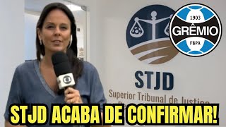 PLANTÃO URGENTE! ACABOU DE ANUNCIAR! JUSTIÇA DESPORTIVA ANUNCIOU! NOTÍCIAS DO GRÊMIO