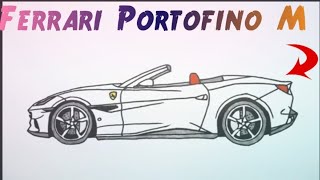 "Artist Guide: Drawing a Ferrari Portofino M from Start to Finish"