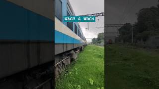 WDG4 & WAG7 in single Frame Diesel. & Electric Locomotive of Indian Railways