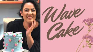 DECORAÇÃO DE BOLO EM CHANTININHO | WAVE CAKE | TÉCNICAS DE DECORAÇÃO