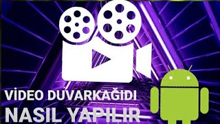 VİDEO DUVAR KAĞIDI NASIL YAPILIR !!! / VİDEOYU DUVAR KAĞIDI YAPIMI