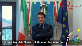 AUGURI DI FINE ANNO DEL SINDACO MICHELE SARCHIELLI ALMENNO SAN SALVATORE 2020