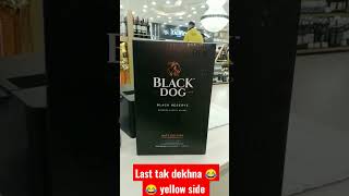 Black Dog Gift Packaging yellow side 😂😂😂 #drink #alcohol #gtown #wine #champion #singlemalt