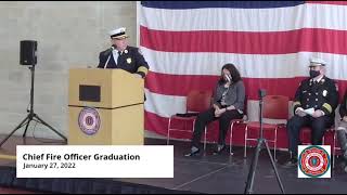 Jan. 27, 2022, Chief Fire Officer Management Training Program Graduation