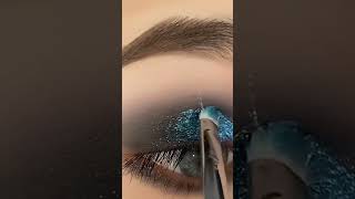 Glitter Eyeshadow Makeup | Indian Bridal wedding Guest Glam Shimmer Glitter eyeshadow Look| #makeup