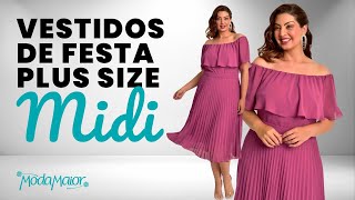 Brilhe com Estilo: Vestidos Midi Plus Size para Todas as Ocasiões!