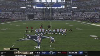 Madden 25 franchises week two new Orleans saints vs Dallas cowboys