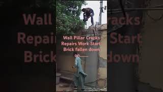 Wall Cracks Pillar Repair Work Starts on Site