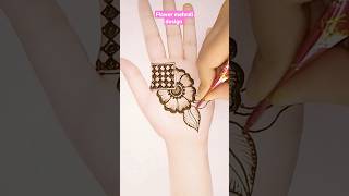 Flower mehndi design// Simple mehndi design// Easy mehndi design// #easymehndi #mehndidesigns