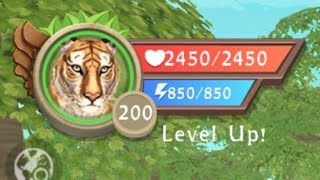 WildCraft Reaching lvl 200 Tiger! || In Two Weeks! || Enjoy ^^ + 2 Shoutouts!