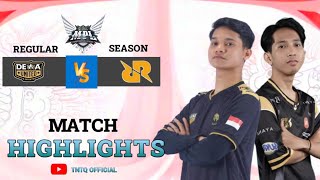 Dewa United VS RRQ | Regular Season Week 4 Day 4 | Highlights MPL ID S12 | RRQ vs DEWA