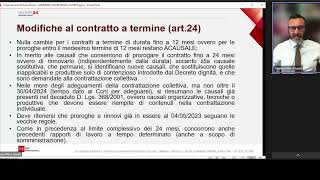 Valore24 Live - Novità del DL Lavoro