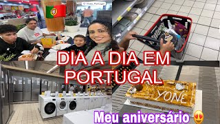 VLOG: DIA A DIA EM PORTUGAL🇵🇹/ meu aniversário/ comprinhas….