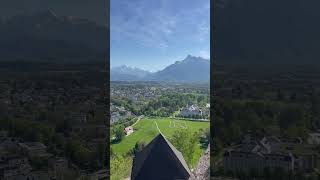 Salzburg from the height of castle 🇦🇹#short #shorts