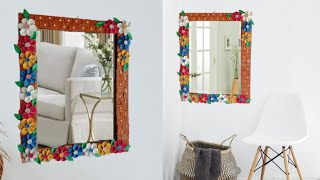 Old Mirror Decoration Idea|old mirror makeover| home decor|