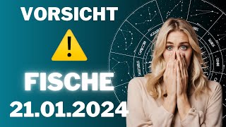 FISCHE ♓️❗️DU MUSST AUFPASSEN! ❌ Horoskop - 21.Januar 2024 #fische #tarot