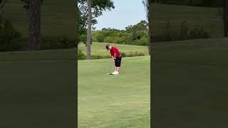 8 year old junior golfer, Brian Kelley, up and down on Par 3 from 10 Ft. down hill to make the putt!