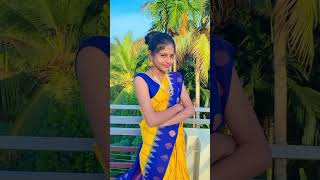 സാരിയോട് അഗാദമായ ഒരു പ്രണയം ❤💞😍 || Nivedhya nivvy viral tiktok video 😍😎