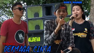 DUET MANIS RHIA DAN HIPONG DI LAGU DERMAGA CINTA....