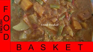 Vegetable Kurma | Kerala Style Vegetable Kurma recipe in English | Indian Vegetarian recipes