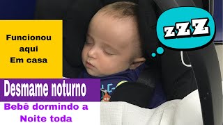 Como fiz para meu bebe dormir a noite toda desde os 4 meses de idade.