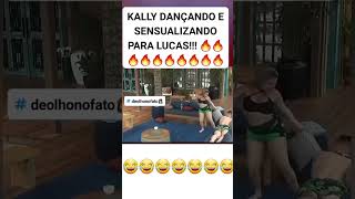 🔥O CLIMA ESQUENTOU NA FAZENDA 15! KALLY DANÇANDO PARA O LUCAS😂😂 #afazenda #afazenda15 #dança