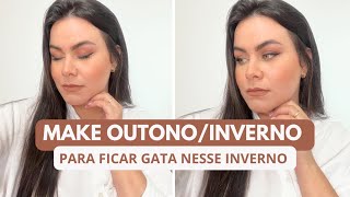 MAQUIAGEM PARA FICAR GATA NESSE OUTONO/INVERNO - MAQUIAGEM SIMPLES E ELEGANTE