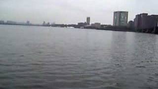 Charles River view across to Cambridge Boston Massachusetts