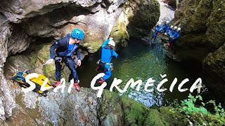 Slap Grmečica - Canyoning in Slowenien