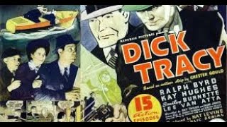 Dick Tracy 1937. Ralph Byrd Cap. 08.  batalha nas nuvens