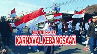 Karnaval Kebangsaan HUT RI Ke-78 Kapanewon Imogiri Bantul