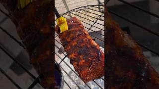 Whiskey BBQ Ribs Over Open Fire (details in description)