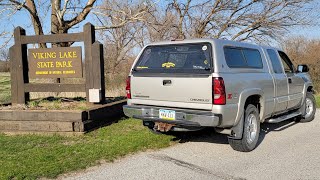 Viking Lake State Park- Iowa State Park Tour - Truck Camping (This Lake needs Saved!)