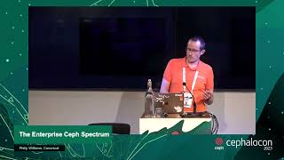 Sponsored Lightning Talk: The Enterprise Ceph Spectrum - Philip Williams, Canonical