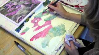 Watercolor Demo of a Garden Scene Part 3 | Watercolour Painting