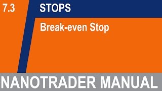 Break-even Stop