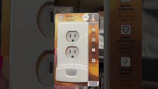 MOTION ACTIVATED WALL PLATE NIGHT LIGHT @ ALDIs #aldi #nightlight #shopping