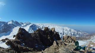 Shymbulak Peak 3450m  8K 360 VR Video