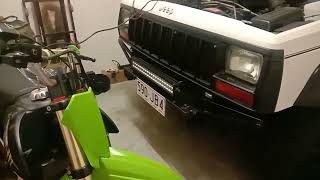 XJ JEEP, Stage one. Trying different styles... DYI winch bar.