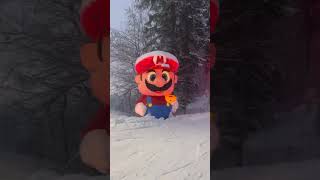 Super Mario 🎿⛷️🥳  #skiing #supermario