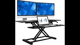 Review FLEXISPOT Height Adjustable Standing Desk Converter -