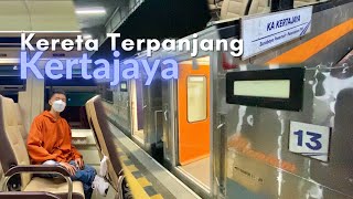 PANJANG BANGET - Naik Kereta Api Kertajaya