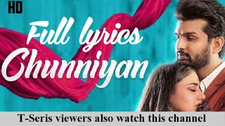 Chunniyan | Mannat Noor | Nikeet Dhillon | Yuvraaj Hans | new song (Full lyrics)