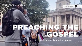 Preaching at London Pride Parade (Hearts were touched)HalleluYAH🏳️‍🌈