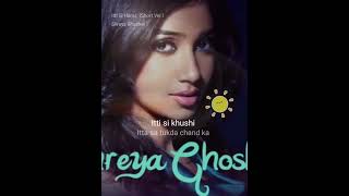 itta sa hi to zaroori hota #shreyaghoshal #ıttisikhushi #shorts