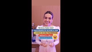 TÉCNICAS PARA VOCÊ FISIOTERAPEUTA AVALIAR A DOR LOMBAR DO SEU PACIENTE? #SHORTS