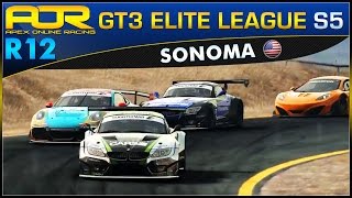 Project CARS | AOR GT3 Elite League Broadcast: S5 Round 12 - Sonoma