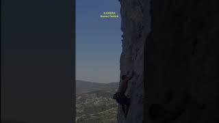 Civan perçemi Sarıkaya Kaya tırmanışı Rock Climbing Turkey