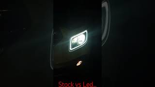 Hyundai Venue Stock vs Led Light😊 #hyundai #venue #ranchi #jharkhand