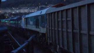 43160+188 being pushed by 59103 leaving Bath Spa 8th April